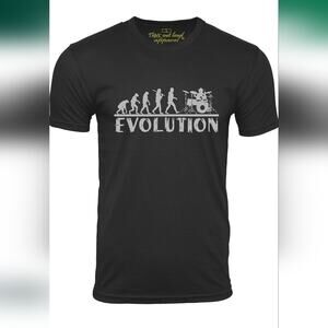 Think Out Loud Drummer Evolution Graphic Tee 998